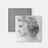 Idealer Leiter einer Frau, c.1525-28 Magnet (Vorderseite/Rückseite)