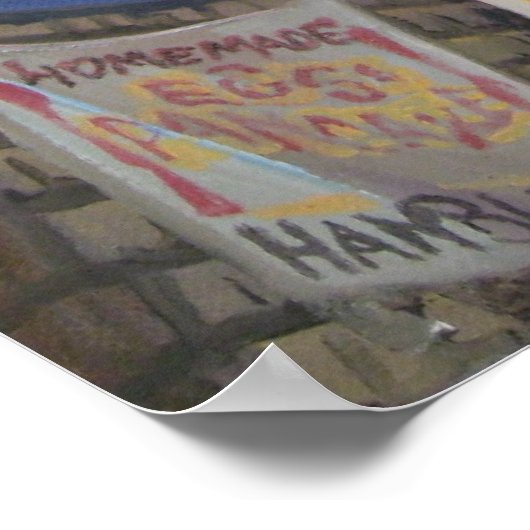 IDEALES ABENDESSEN POSTER (Ecke)