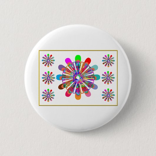 IDEALES GESCHENK:  LUCKY7   SevenSTAR Chakra Button (Vorderseite)