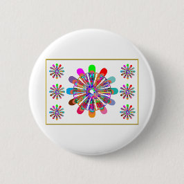 IDEALES GESCHENK:  LUCKY7   SevenSTAR Chakra Button
