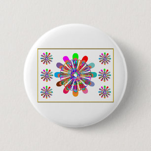 IDEALES GESCHENK:  LUCKY7   SevenSTAR Chakra Button