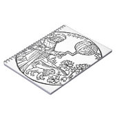 Ideales Porträt von Aristoteles (384-322 BC), Notizblock (Linke Seite)