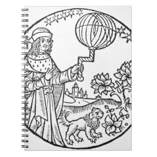 Ideales Porträt von Aristoteles (384-322 BC), Notizblock