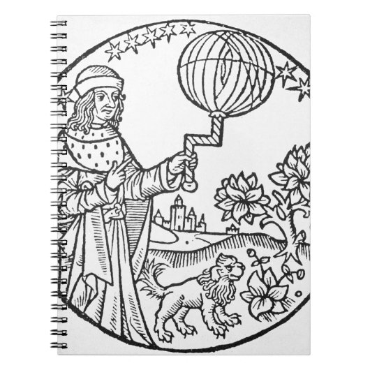 Ideales Porträt von Aristoteles (384-322 BC), Notizblock (Vorderseite)