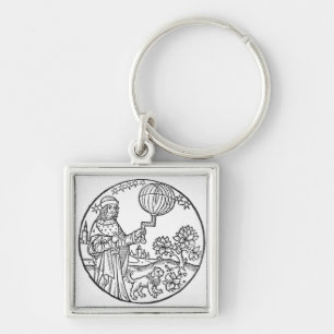 Ideales Porträt von Aristoteles (384-322 BC), Schlüsselanhänger