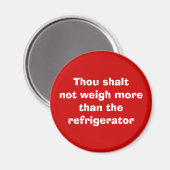 IDEALGEWICHT MAGNET (Vorderseite/Rückseite)