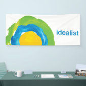 Idealist-Fahne (fertigen Sie Größe besonders an + Banner (Messe)