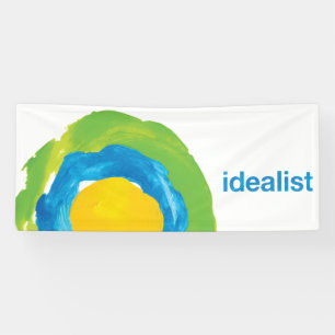 Idealist-Fahne (fertigen Sie Größe besonders an + Banner