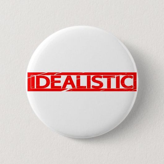Idealistische Briefmarke Button (Vorderseite)