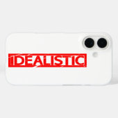 Idealistische Briefmarke Case-Mate iPhone Hülle (Rückseite (Horizontal))