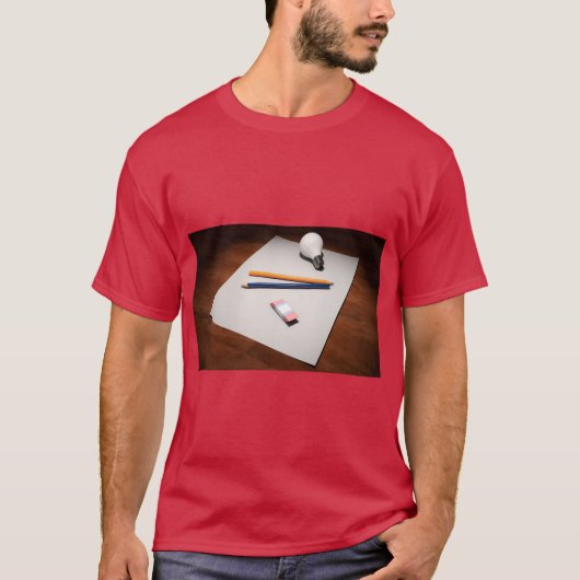 Idee auf Papier Stift Skizze Tee (Vorderseite)
