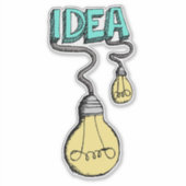 Idee Aufkleber (Vorderseite)