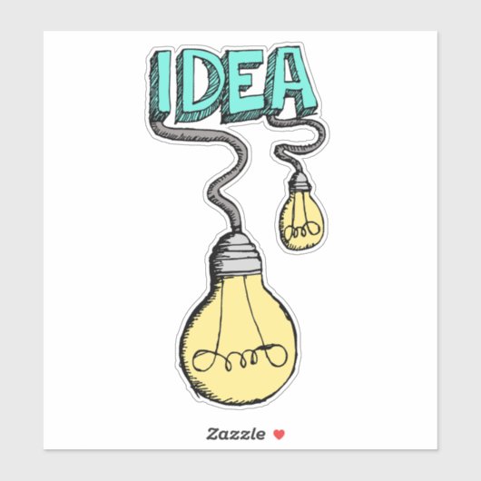 Idee Aufkleber (Blatt)