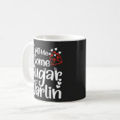 Idee der Ehefrau am Geburtstag. Valentinstag-Quote Kaffeetasse (Vorderseite Links)