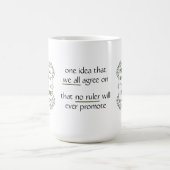 Idee der Freiheit Kaffeetasse (Mittel)