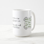 Idee der Freiheit Kaffeetasse (VorderseiteRechts)
