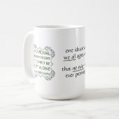 Idee der Freiheit Kaffeetasse (Vorderseite Links)