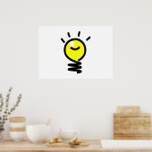 Idee der Leuchtkraft Poster (Küche)