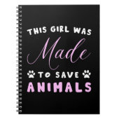 Idee eines Tierärztlichen Assistenten und eines Ti Notizblock (Vorderseite)