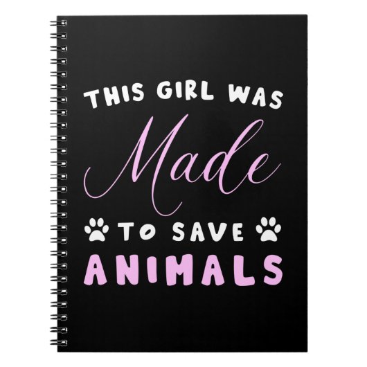 Idee eines Tierärztlichen Assistenten und eines Ti Notizblock (Vorderseite)