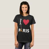Idee Geschenk Reise: I Love Paris, Psg, Frankreich T-Shirt (Vorne ganz)