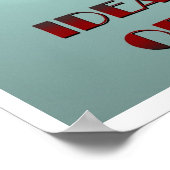 Idee ist der Vater einer Erfindung Poster (Ecke)