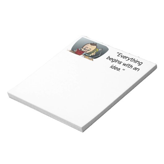 "Idee" Notepad Notizblock (Rotiert)