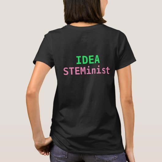 IDEE STEMinist T-Shirt (Rückseite)