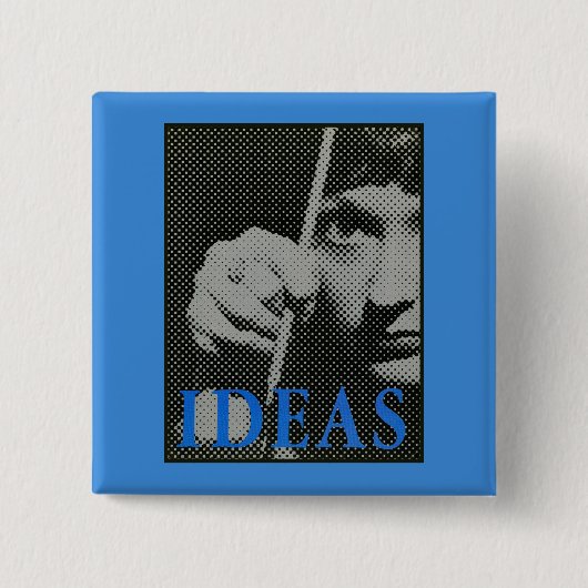 Ideen - 1981 Promo-Grafik Button (Vorderseite)