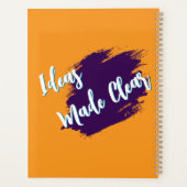 Ideen, die klar planen planer (Rückseite)