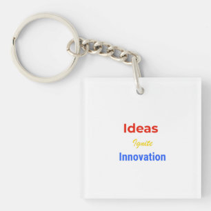 Ideen entfachen Innovation – Fette Motivations-Typ Schlüsselanhänger