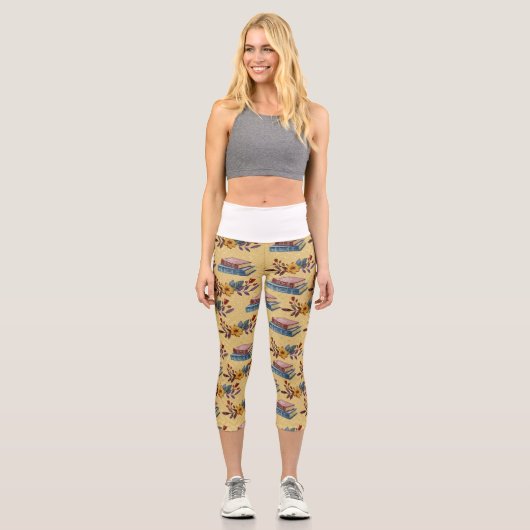 Ideen für Blumengärten Capri Leggings (Vorderseite)