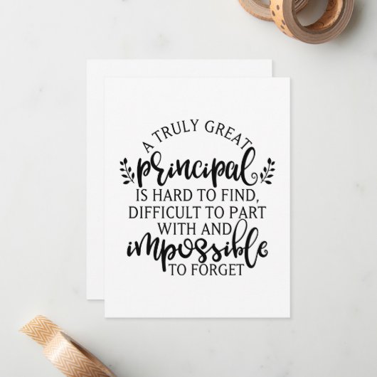 Ideen für den Hauptanerkennungstag Mitteilungskarte (Vorderseite/Rückseite Beispiel)