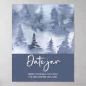 Ideen für die Nacht des Waldes. Date Jar Bridgame Poster (Vorne)