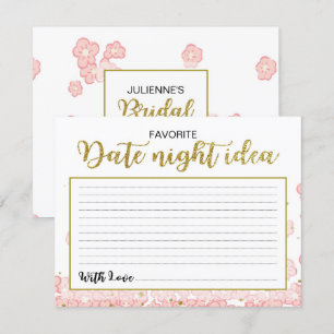 Ideen für die Nacht   Rosa und goldfarbene Glitzer Einladung