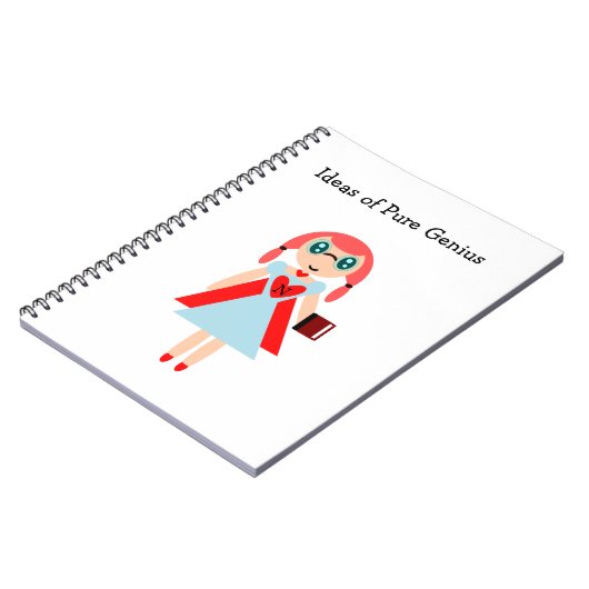 Ideen für ein Super-Nerd-Notebook mit reinem Genie Notizblock (Linke Seite)