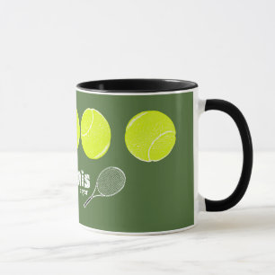 Ideen für einen Tennisspieler Tasse