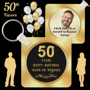 Ideen für Geschenke zum 50. Geburtstag, 50. Geburt Schlüsselanhänger