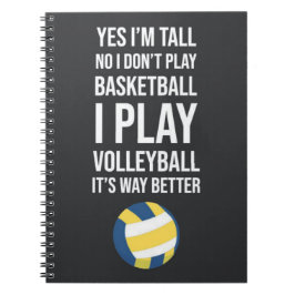 Ideen für Volleyball-Team Geschenke für ihren Spie Notizblock