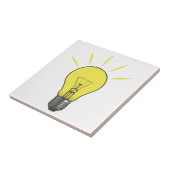 Ideen-Glühlampe Fliese (Seite)