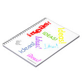 Ideen! Notizbuch Notizblock (Linke Seite)
