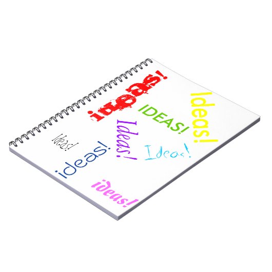 Ideen! Notizbuch Notizblock (Linke Seite)