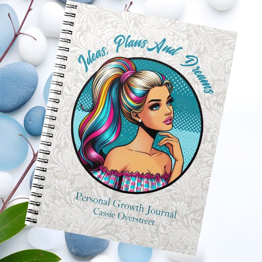 Ideen, Pläne & Träume Personal Growth Journal Notizblock