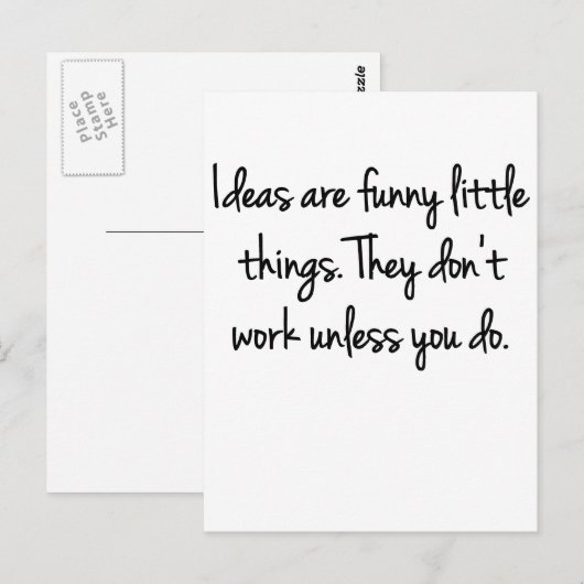 Ideen Postkarte (Vorne/Hinten)