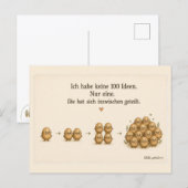 Ideen Postkarte (Vorne/Hinten)