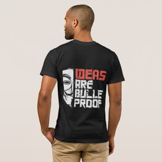 IDEEN SIND BULLETPROOF-T - Shirt (Schwarz voll)