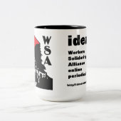 Ideen u. Aktion wsa Netz zine Kaffee-Tasse Zweifarbige Tasse (Mittel)