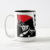 Ideen u. Aktion wsa Netz zine Kaffee-Tasse Zweifarbige Tasse (Links)