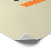 "Ideen verwirklichen" Zitat Poster (Ecke)