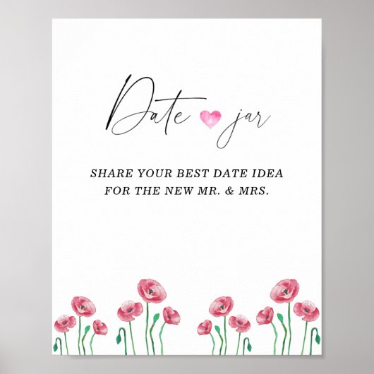 Ideen vom Frühlingsabend. Date Jar Bridgame Poster (Vorne)